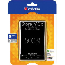VHD53B Жорсткий диск Verbatim Store 'n' Go Portable 500GB 2.5" USB 3.0