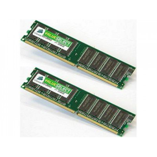 VS4GBKIT800D2 Оперативна пам'ять Corsair ValueSelect 4GB Kit (2x 2GB) DDR2-800MHz CL5 DIMM