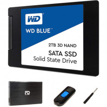 W2000SSDKIT SSD Накопичувач Fantom Western Digital WD 2TB Blue 3D NAND SATA III 2.5"