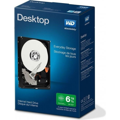 WDBH2D0060HNC Жорсткий диск Western Digital WD Desktop Everyday 6TB 3.5" SATA 6Gb/s, box