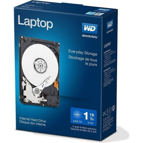 WDBMYH0010BNC Жорсткий диск Western Digital WD Laptop Everyday 1TB, SATA 3Gb/s, 2.5",