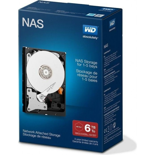WDBMMA0060HNC Жорсткий диск Western Digital WD NAS WD60EFAX 6TB 3.5" SATA3, box
