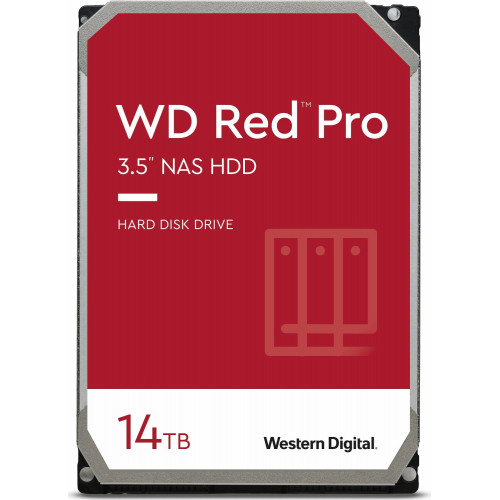 WD142KFGX Жорсткий диск WESTERN DIGITAL WD Red Pro 14TB, SATA 6Gb/s