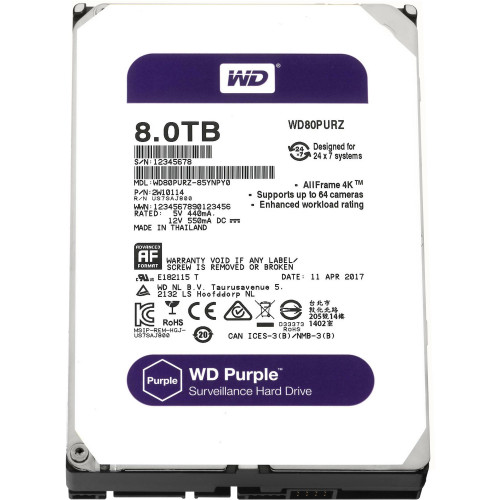 Жорсткий диск WESTERN DIGITAL WD80PURZ
