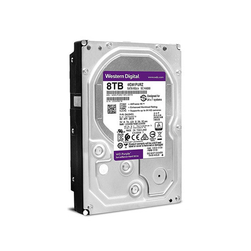 WD81PURZ Жорсткий диск WESTERN DIGITAL WD Purple 8TB, SATA 6Gb/s