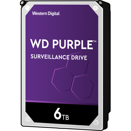 WDBGKN0060HNC Жорсткий диск WESTERN DIGITAL WD 6TB Purple 5400 rpm SATA III 3.5" Surveillance HDD Retail Kit