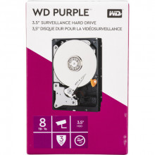 WDBGKN0080HNC Жорсткий диск WESTERN DIGITAL WD 8TB Purple 5400 rpm SATA III 3.5" Surveillance (Retail)