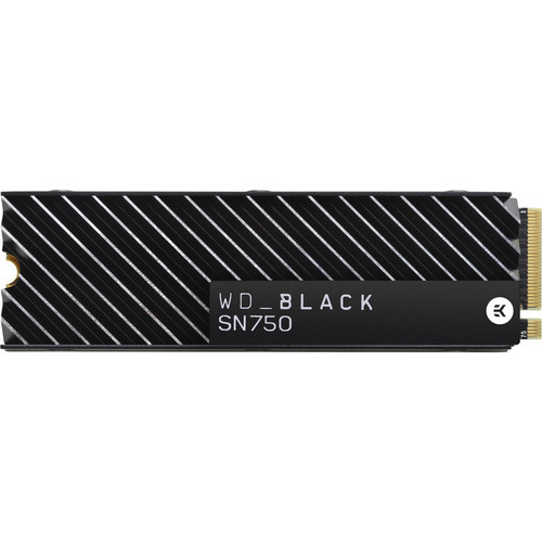 WDBGMP0020BNC SSD Накопичувач WESTERN DIGITAL 2TB Black SN750 NVMe M.2 Internal SSD with Heatsink