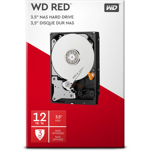 WDBMMA0120HNC Жорсткий диск WESTERN DIGITAL WD 12TB Red 5400 rpm SATA III 3.5" NAS HDD Retail Kit