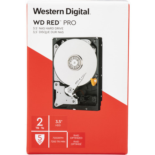 WDBRJY0020HNC Жорсткий диск WESTERN DIGITAL WD 2TB Red Pro 7200 rpm SATA III 3.5" NAS HDD (Retail)
