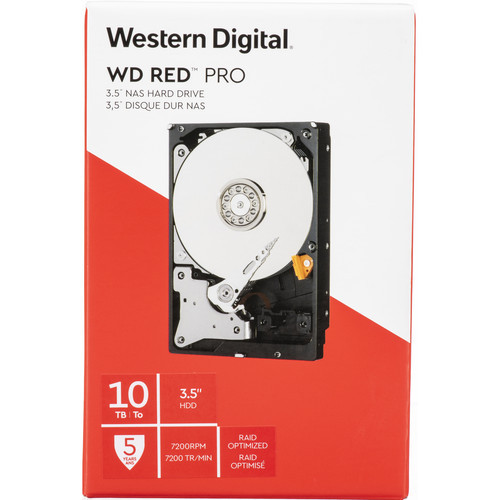 WDBRJY0100HNC Жорсткий диск WESTERN DIGITAL WD 10TB Red Pro 7200 rpm SATA III 3.5" NAS HDD (Retail)