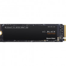 WDBRPG0010BNC SSD Накопичувач WESTERN DIGITAL 1TB Black SN750 NVMe M.2 Internal SSD