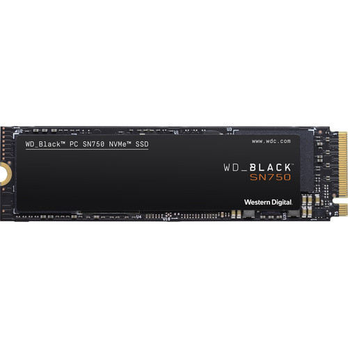 WDBRPG0010BNC SSD Накопичувач WESTERN DIGITAL 1TB Black SN750 NVMe M.2 Internal SSD