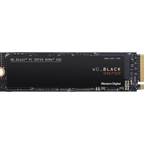 WDBRPG5000ANC SSD Накопичувач WESTERN DIGITAL 500GB Black SN750 NVMe M.2 Internal SSD
