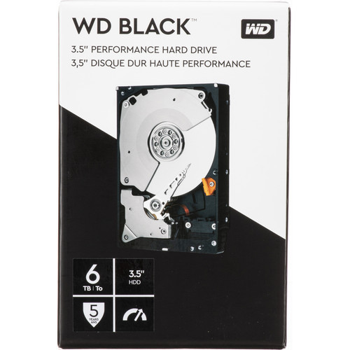 WDBSLA0060HNC Жорсткий диск WESTERN DIGITAL WD 6TB Black 7200 rpm SATA III 3.5" (Retail)