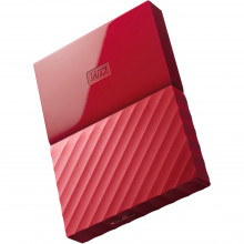 Жорсткий диск Western Digital WD My Passport Portable red 1TB, USB 3.0 (WDBYNN0010BRD)