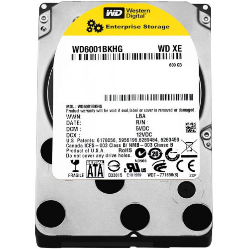 WD6001BKHG Жорсткий диск Western Digital XE Enterprise 600GB, SAS 6Gb/s, 2.5"