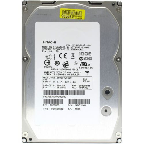 Жорсткий диск Hitachi HGST Ultrastar 15K600 600GB 3.5'' SAS 6Gb/s HUS156060VLS600 0B24532