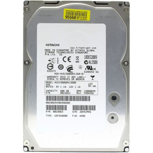 Жорсткий диск Hitachi HGST Ultrastar 15K600 600GB 3.5'' SAS 6Gb/s HUS156060VLS600 0B24502