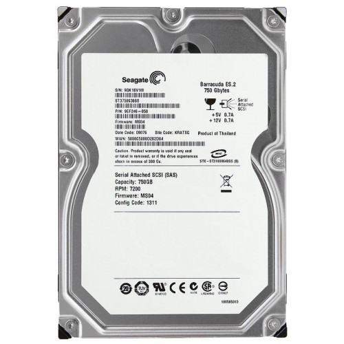 Жорсткий диск Seagate Barracuda ES.2 750GB SAS 3Gb/s ST3750630SS
