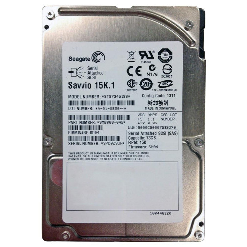 Жорсткий диск Seagate Savvio 15K 73GB 2.5" SAS ST973451SS